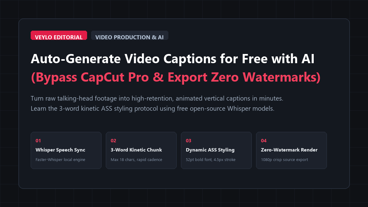 How to Auto-Generate Video Captions for Free with AI