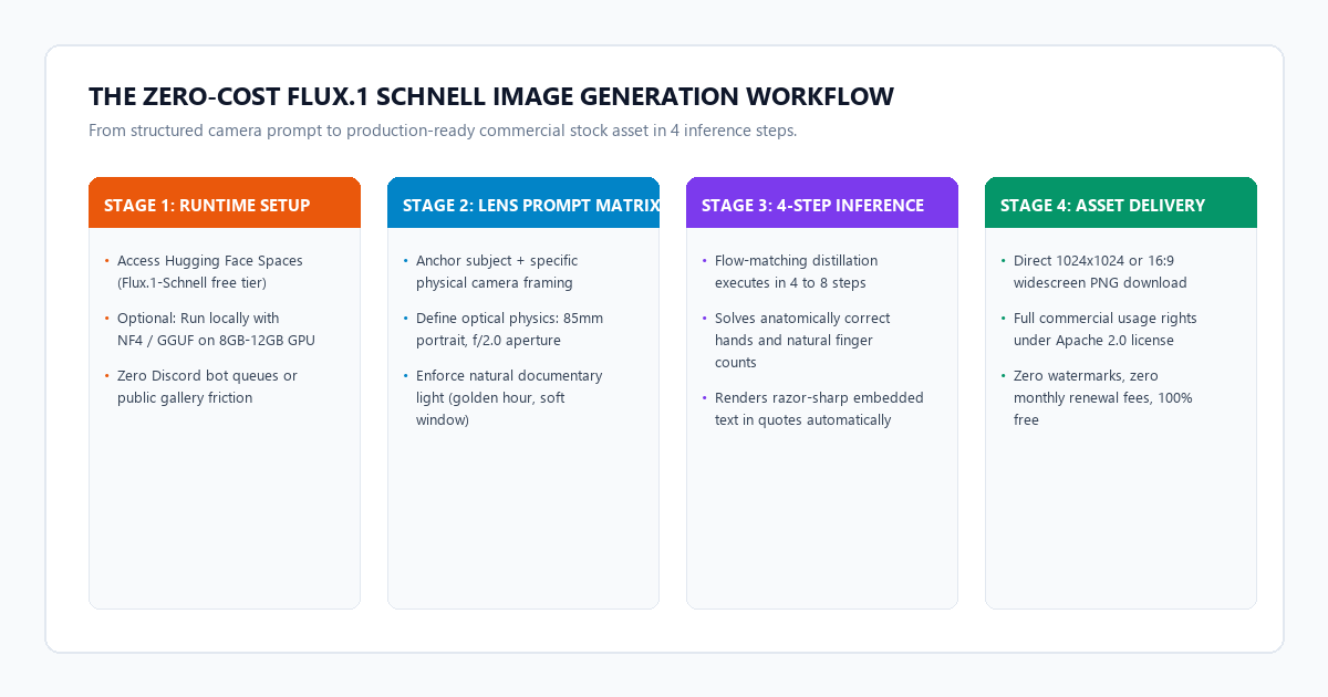 The Zero-Cost Flux.1 Schnell Image Generation Workflow