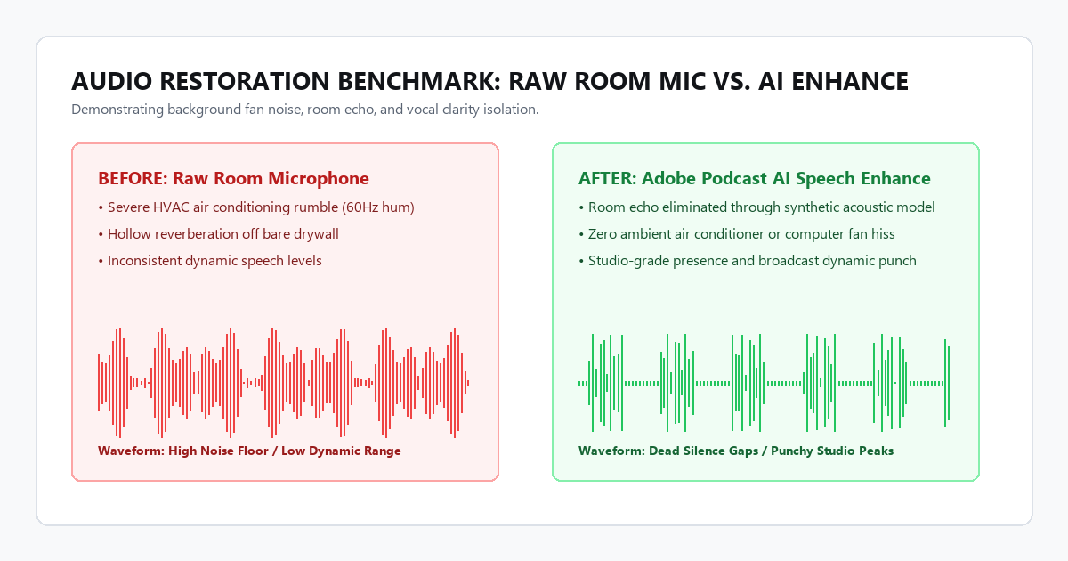Audio Noise Floor vs AI Isolation