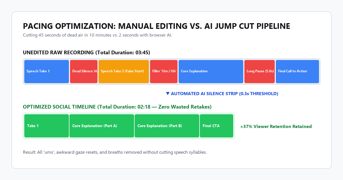 Automated Silence Cut Pacing